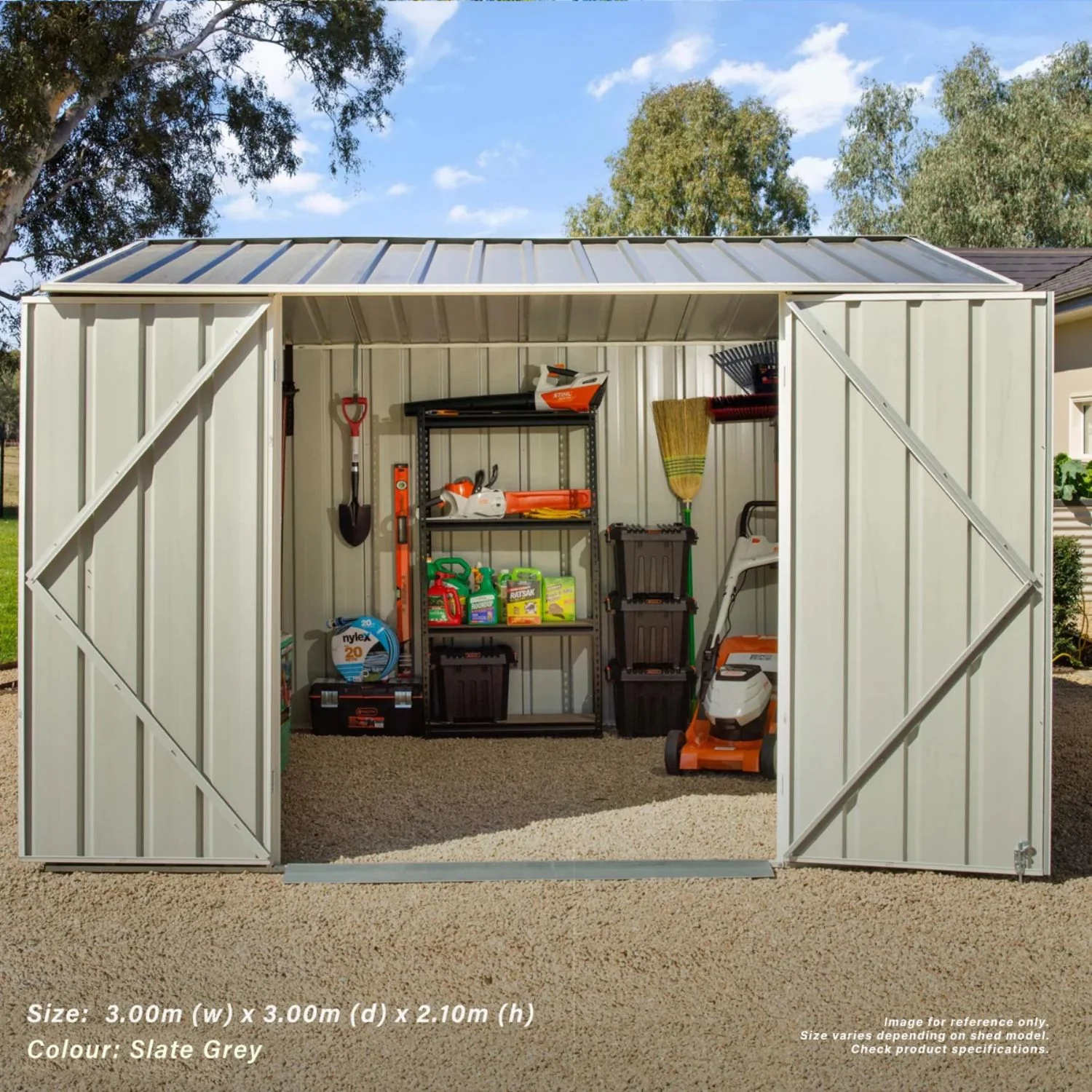 3.75m x 3.75m Gable Roof Garden Shed - Image 13