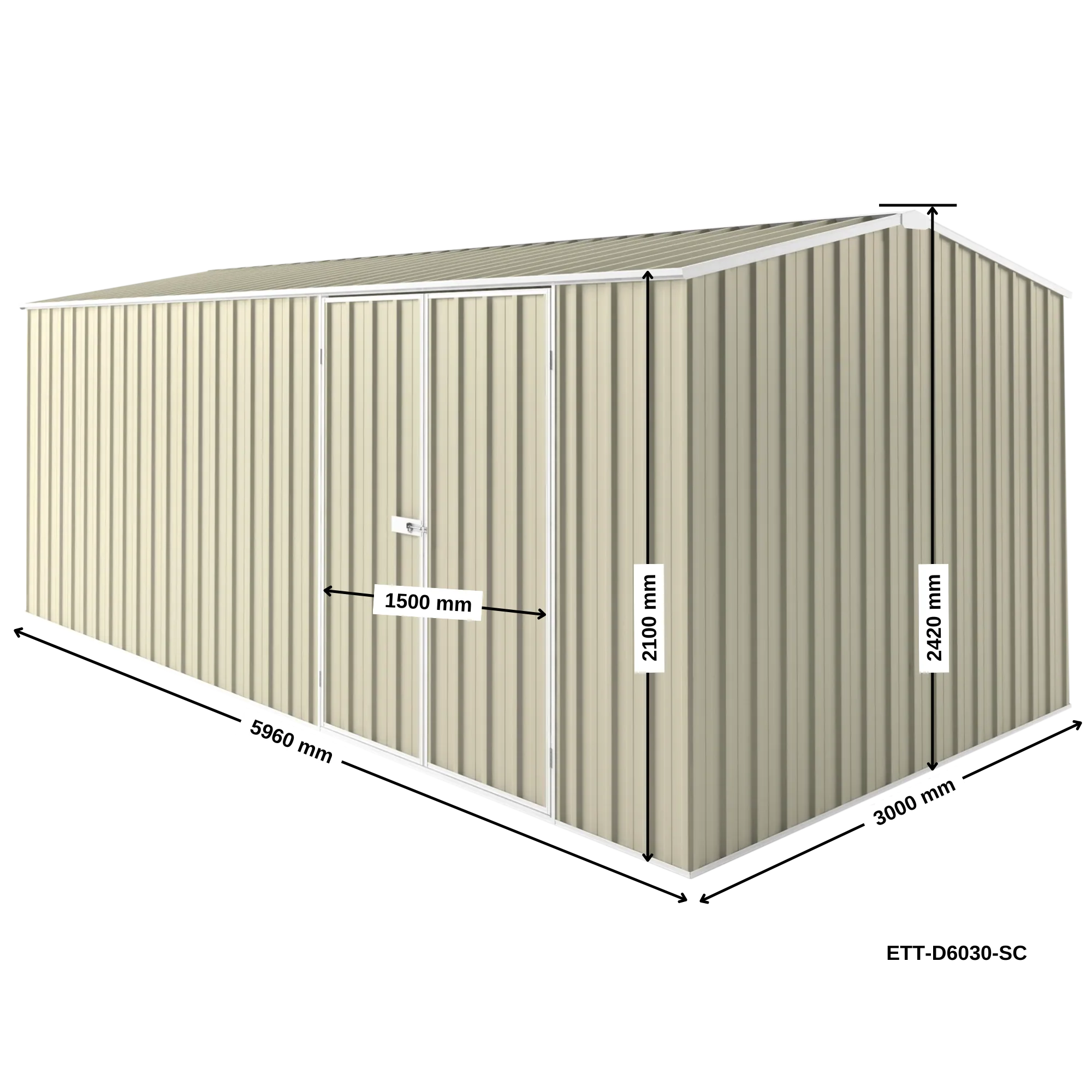 6m x 3m Workshop Shed - Image 26